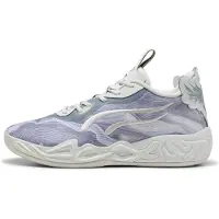 Puma MB.04 Lo Team uniseks basketbalschoenen, Grijs, Maat 44,5