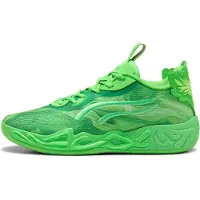 Puma MB.04 Lo Team uniseks basketbalschoenen, Groen, Maat 39