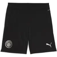 Puma Sportbroek 'Manchester City' zwart / zilver