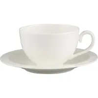 Villeroy & Boch White Pearl ontbijtkop + schotel