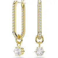 Swarovski Oorbellen 'Constella' goud / transparant