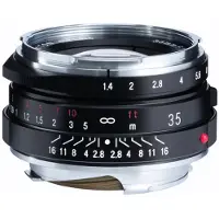 Voigtländer Nokton 35mm f/1.4 M.C. VM II Leica M-mount objectief Zwart