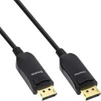 InLine DisplayPort Active Optical Cable (AOC) | DP2.1a (10K 60Hz) | UHBR13.5 (54Gbit/s | 25 meter