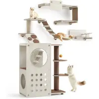 Feandrea Country - Kattenmeubel klimwand set van 7