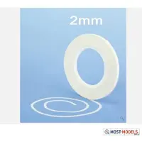 Model Craft Tape - PMA3002 Flexibele Afplaktape (2 mm x 18 m) x2 Tape