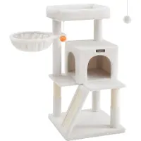 Feandrea kraboom, 96 cm hoog, met groot platform en kattenhol