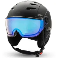 Mango Venus Skihelm Met Photochromic Vizier | Black | Blue Mirror Cat. 1-2 | Maat: 55 t/m 58 cm