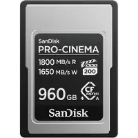 SanDisk 960GB CFexpress Type A Pro-Cinema 1650MB/s geheugenkaart
