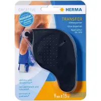 Herma 1060 Lijmroller Transfer, verwijderbaar, zwart, 15 m - 2 stuks