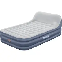 Bestway Tritech SleekFlow Opblaasbed - Grijs, 226 x 152 x 84 cm