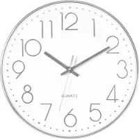 TYME Wandklok Modern - Goed Leesbaar - Stille 40cm Klok - Muurklok -