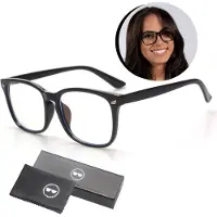 LC Eyewear Computerbril - Blauw Licht Bril Zonder Sterkte - Blue Light Glasses - Beeldschermbril - Design - Unisex - Zwart