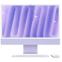 Apple iMac paars CZ1E7-0001010 - 61cm(24'') M4 8-core CPU, 8-core GPU, 16GB RAM, 256GB SSD, standaard glas, Magic Keyboard Touch-ID numeriek toetsenblok