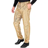 Widmann Oogverblindende Pailletten Broek Goud Man