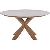 Garden Impressions Lowland Tuintafel Napoli Sand dia. 150 cm