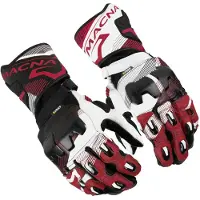 Macna Powertrack 2.0, handschoenen ,Zwart/Rood/Wit ,L