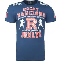 Benlee Shirt 'Gymnasium' saffier / lichtrood / wit