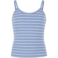 Urban Classics Top duifblauw / wit