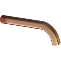 Hotbath Uitloop cobber 15 cm geborsteld koper