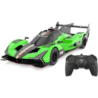 Jamara RC voertuig Auto - 402206 RC Sport Auto Lamborghini SC63 LMDH - Groen - 2,4GHz RC Model Kant en Klaar - 1:24 Bestuurbare Auto