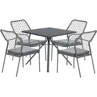 Garden Impressions 5-delige tuinset Dido stoel mosgroen -Rimini tafel-
