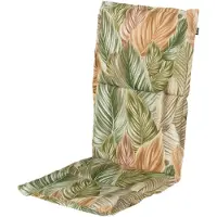 Hartman tuinstoelkussen Alba green sling - 50% Polyester / 50% Katoen - Tuinkussens hoge rug dun - |