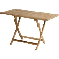 Hartman Tuintafel Skagen Table Natural Teak Frame Natural Teak Top 120 x 70 cm