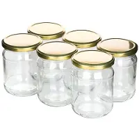 Altom Set van 6 Conserveringspotten 520 ml - Weckpot - Jampotten - Inmaakpotten