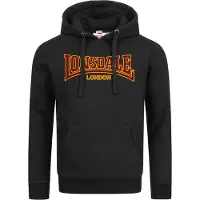 Lonsdale Sweatshirt 'Classic' curry / rood / zwart