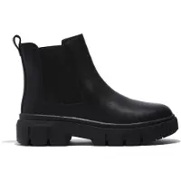 Timberland Dames Chelsea Field middenkalf leren enkellaarsjes zwart (38.5 W), Leer, Plat, Geen, Casual TB0A5ZCG0011