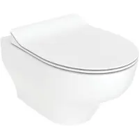SaniGoods Serra hangtoilet met tornado flush glanzend wit