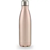 Blumtal Thermosfles - Met dubbele wand - Thermosbeker Koffie, Thee en Koele dranken - Travel Mug - 1000ml - Rose Metallic