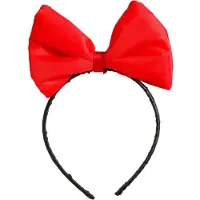 Widmann Diadeem met rode strik (rood)