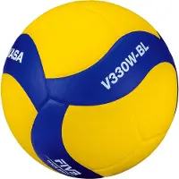 MIKASA Rinkel Volleybal V330W-BL Voor Slechtziende