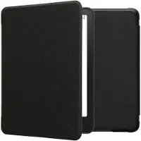 Kwmobile e-reader hoesje geschikt voor Amazon Kindle Paperwhite (2024)/Colorsoft hoes - E reader flip case met magnetische sluiting - Ereader cover in zwart