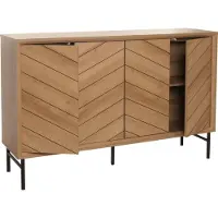 MCW Dressoir -M50, ladekast highboard dressoir, 94x151x40cm ~ naturel