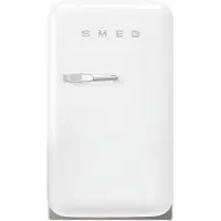Smeg Koelkast Retro Vrijstaande ijskast Koelkast, Jaren 50, Enkeldeurs, Vrijstaand , Positie scharnier: Rechts, Wit