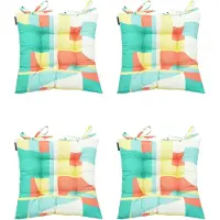 Madison - Zitkussen - Universeel - 4 stuks - 46 x 46 cm - Patch Pastel - Tuin - Toscane