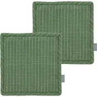 Södahl organic Line Pannenlappen 20 x 20 cm 2 stuks Green