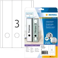 Herma Rugetiket 5135 breed/ lang 61x297mm zelfklevend wit - 2 stuks