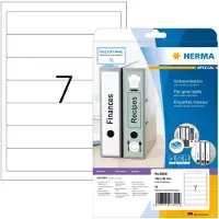 Herma Ordneretiketten, A4, 192 x 38 mm, wit, ondoorzichtig, permanent hechtend - 2 stuks