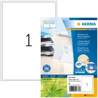 Herma Etiket recycling 10736 199.6x289.1mm 80stuks wit