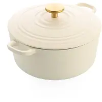 BK Bourgogne Braadpan 24 cm Cream White
