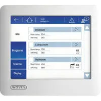 Wavin Sentio LCD Display Touchscreen, incl. ethernetkabel