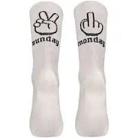 Northwave Fietssok Northwave Sunday Monday Sock White 22-Schoenmaat 40 - 43