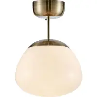 Markslöjd Plafondlamp , Rise, dimbare, Brons / Oudmessing, Woonkamer, Metaal
