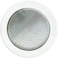 Bialetti - Aluminium Filterplaatje + 1 Siliconen Ring voor aluminium 2 kops percolators
