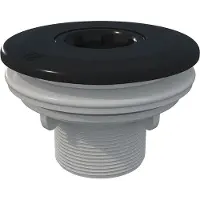 Aquasphere Fluidra verstelbare inspuiter (Ø14/20/25 mm) met borgmoer - antraciet