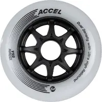 Powerslide Accel Dual Density Wielen 100mm (per 8 Stuks) 100mm 85a