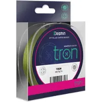 Delphin Gevlochten Lijn - - TRON - groen - 8 braid - 130m - 0.05mm - 2.3kg - Extreem dun - vislijn